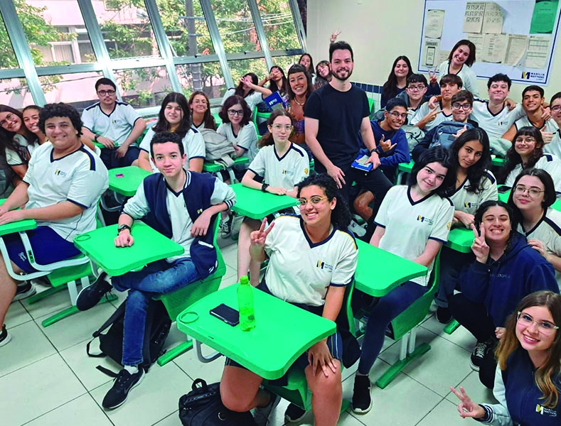 Aula Expositiva no Colégio Marília Mattoso